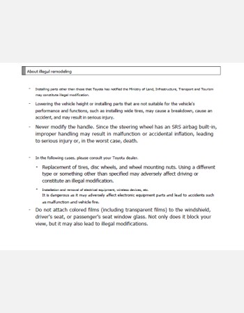 toyota passo 2010 2011 2012 owners manual in english